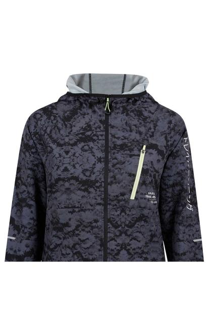 Patterned Slim Hooded Jacket M000111125
