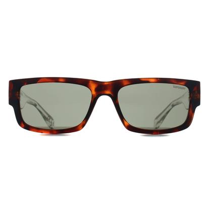 Brown Rectangle Tortoise Crystal Solid Green Sds-5005