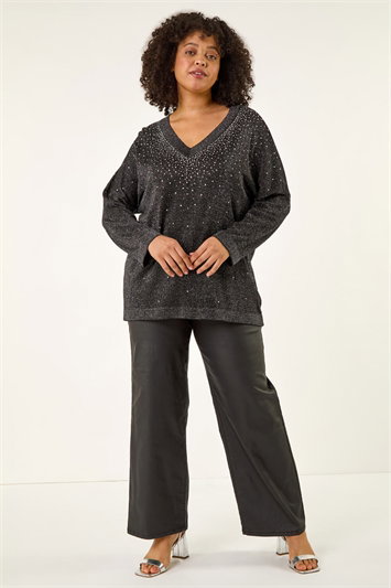 Curve Sparkly Knit Top 16249308