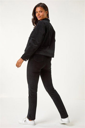 Corduroy Pocket Detail Stretch Jacket 15030408