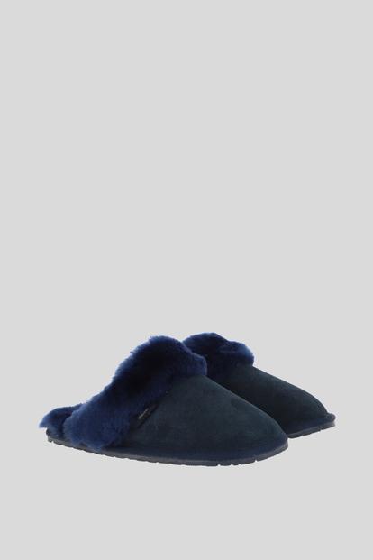 Purple 'Pippa' Classic Suede Sheepskin Slippers