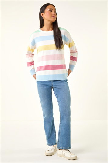 Petite Stripe Knit Jumper 16327138
