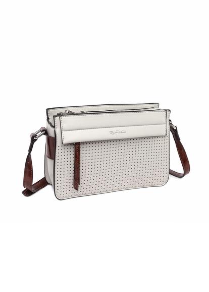 Grey Cross Body Satchel Bag