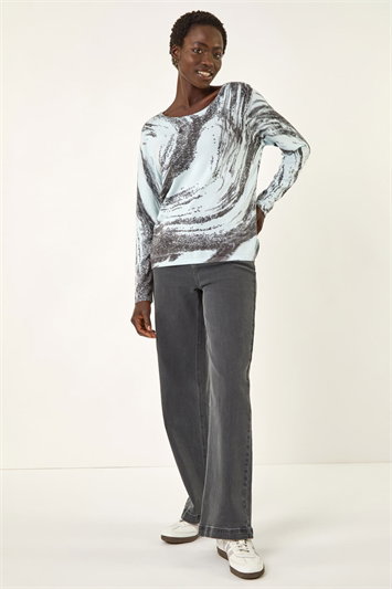 Abstract Knit Jumper 16231445
