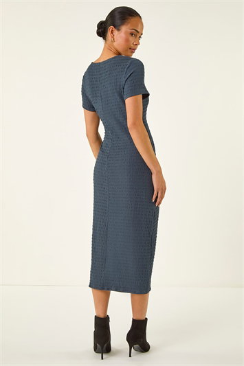 Petite Textured Tie Side Dress 14880536