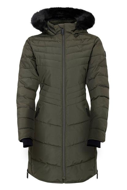 Pink Striking Iiii Mid Length Padded Jacket