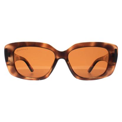 Brown Rectangle Shiny Soft Demi Brown Polarized Mp56
