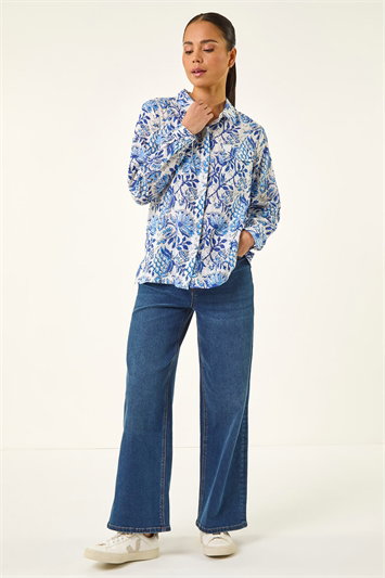 Petite Floral Embroidered Blouse 10218009