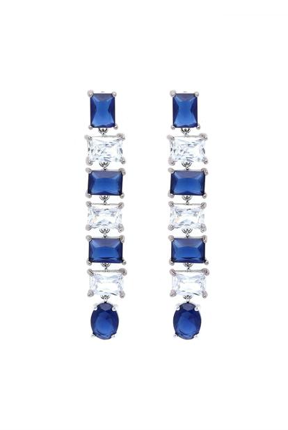 Blue Blue Square Drop Earrings
