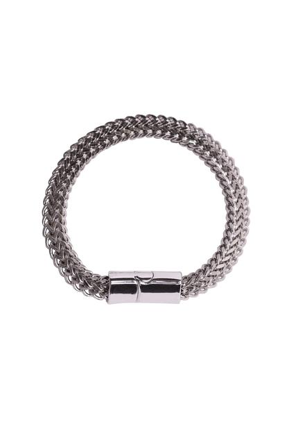 Metallic Double Franco Chain Bracelet