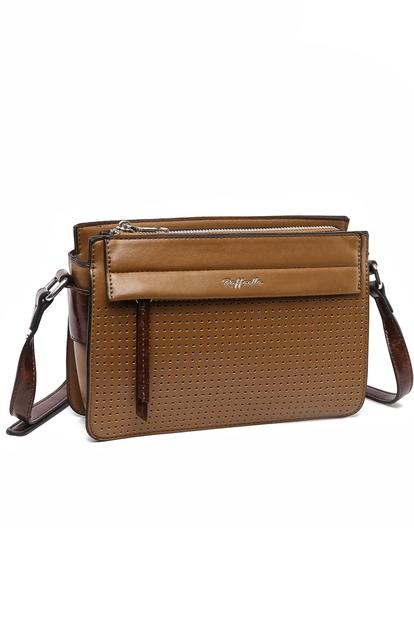 Brown Cross Body Satchel Bag