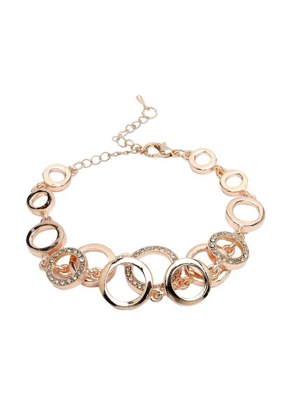 Metallic Diva Collection Elegant Double Wrap Bracelet