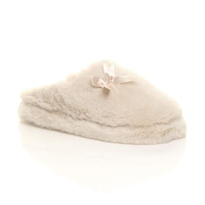 Purple Fluffy Mule Slippers
