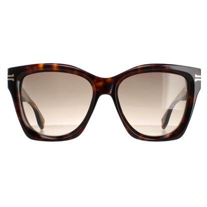 Brown Square Havana Crystal Brown Gradient Mj 1000/S