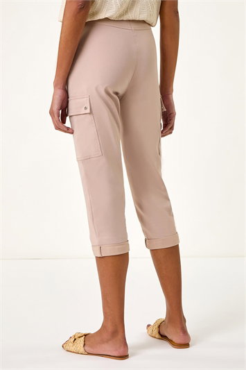 Turn Up Stretch Cargo Trousers 18063288
