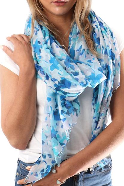 Blue Star Cluster Lightweight Scarf