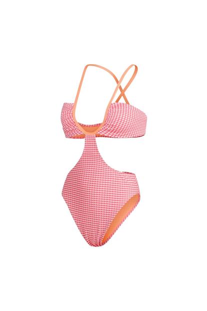 Pink Gingham One Piece Swimsuit