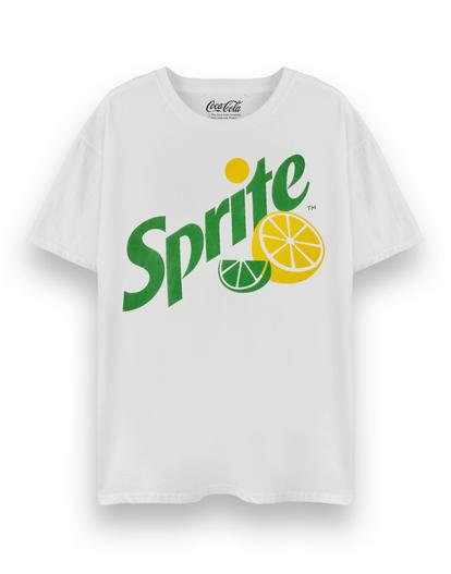 White Coca Cola Logo Sprite Small T-Shirt