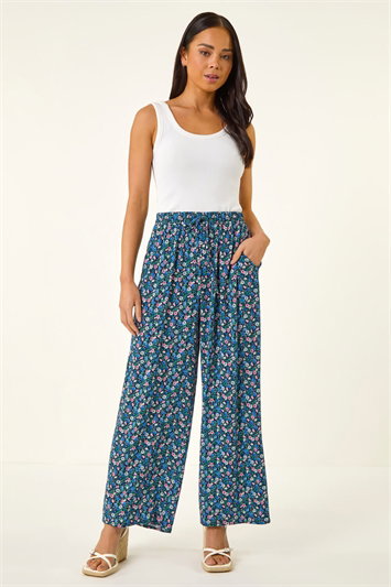 Petite Ditsy Floral Trouser 18103260