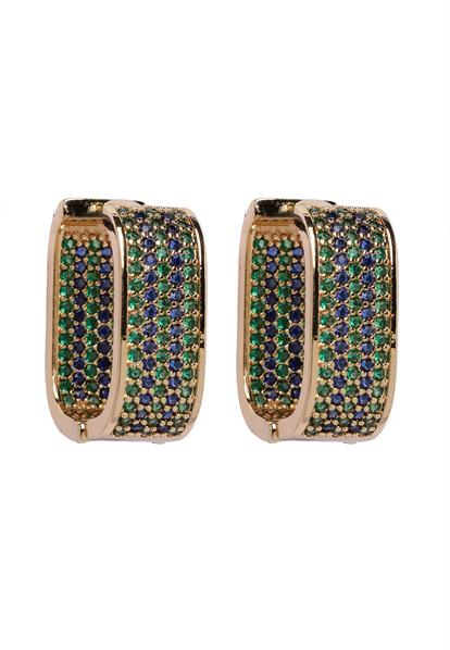 Metallic Golden Radiance Hoops