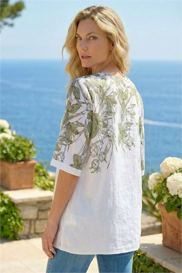 Floral Mono Print Top 20257734
