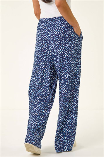 Petite Spot Wide Leg Trouser 18105760