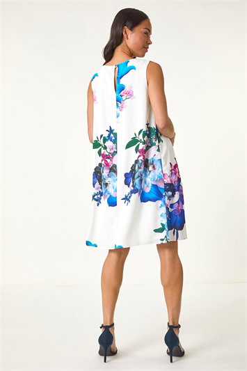 Petite Gathered Neck Hotfix Dress 14574538