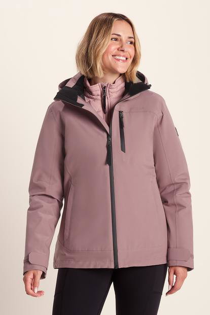 Pink Beverley Waterproof 3-In-1