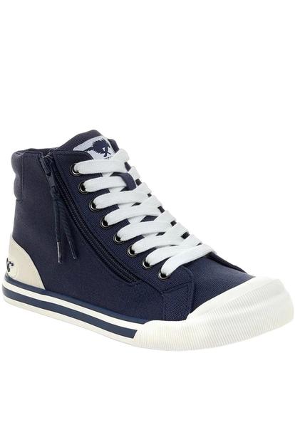 Blue Jazzin Hi Trainers