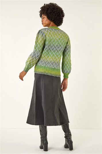 Space Dye Stripe Knit Jumper 16242934