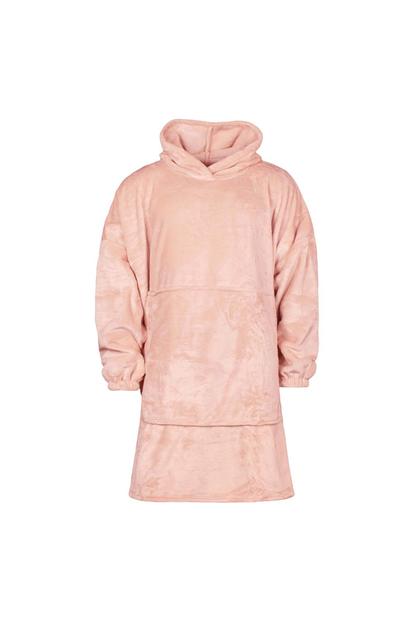 Pink Extra Long Soft Fleece Oversized Snoodie