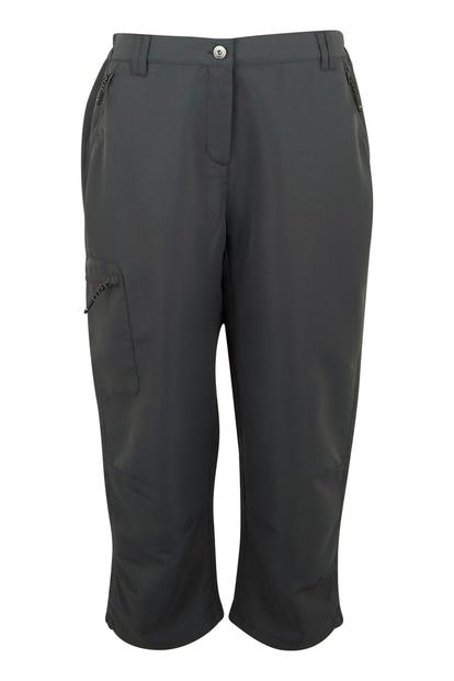Blue Chaska Iii Walking Capri Cropped Trousers
