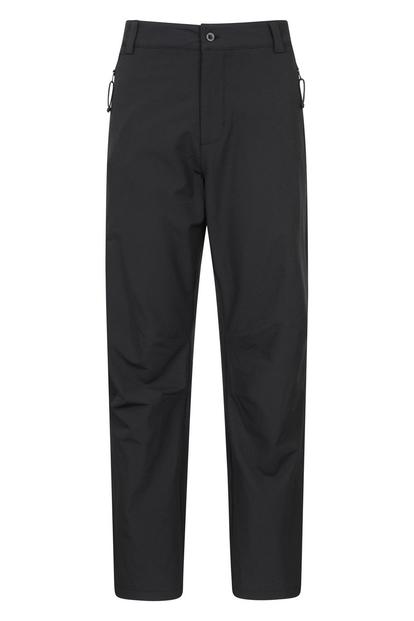 Black Mens Thermal Fleece Winter Trousers