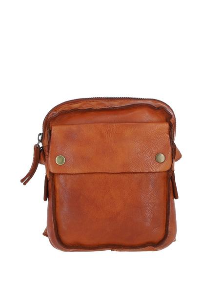 Purple Real Leather Cross Body Bag
