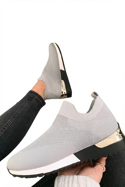 Jessi Slip On Sock Wedge Trainers M000020165