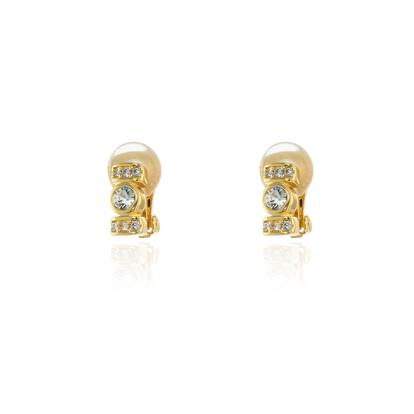 Metallic Cachet London Terri Gold Clip On Earrings