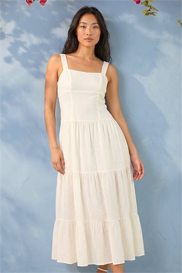Petite Seam Detail Midi Dress 14872538