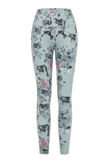 Green Influential Ii Floral Leggings