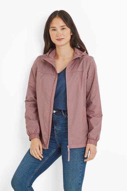 Pink Craven Waterproof Packaway Jacket