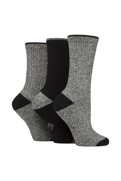 Purple 3 Pairs Water Repellent Hiking Socks