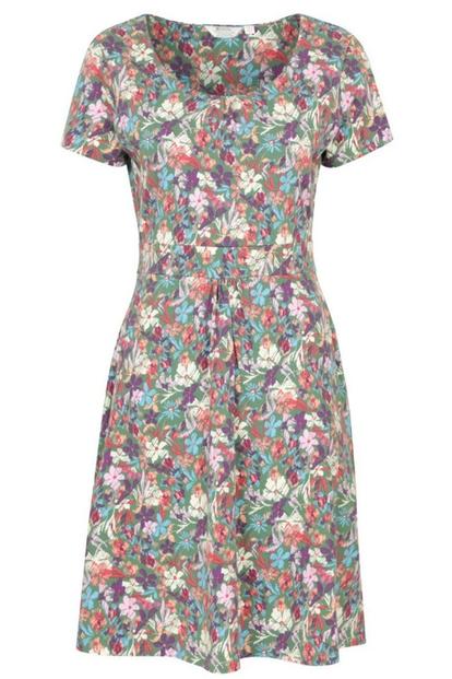 Blue Orchid Uv Protection Midi Dress