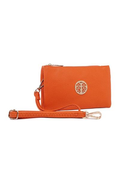 Orange Clutch Purse Party Bag