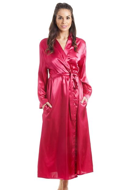 Red Plain Satin Wrap