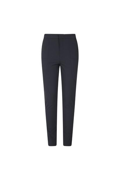 Black Short Kesugi Stretch Slim Hiking Trousers