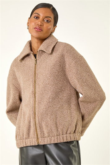 Boucle Bomber Jacket 15042588