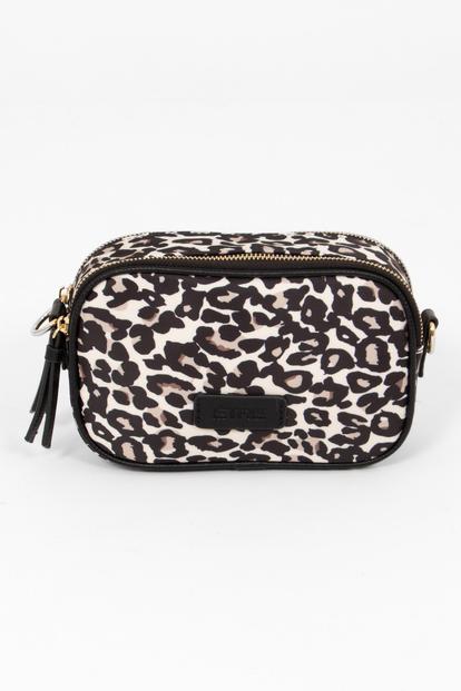Green Leopard Crossbody Camera Bag