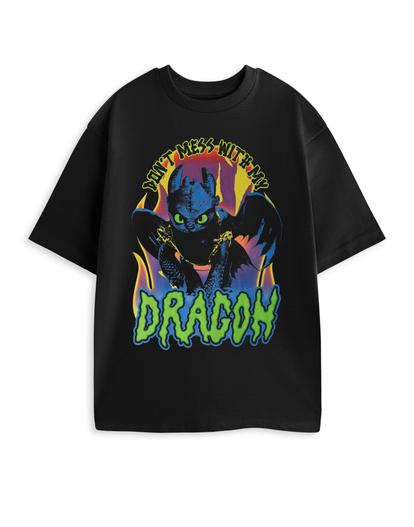 Black How To Train Your Dragon Don't Mess T-Shirt