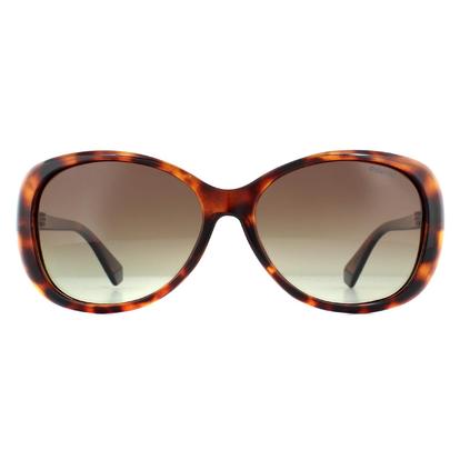 Brown Fashion Havana Brown Gradient Polarized Sunglasses