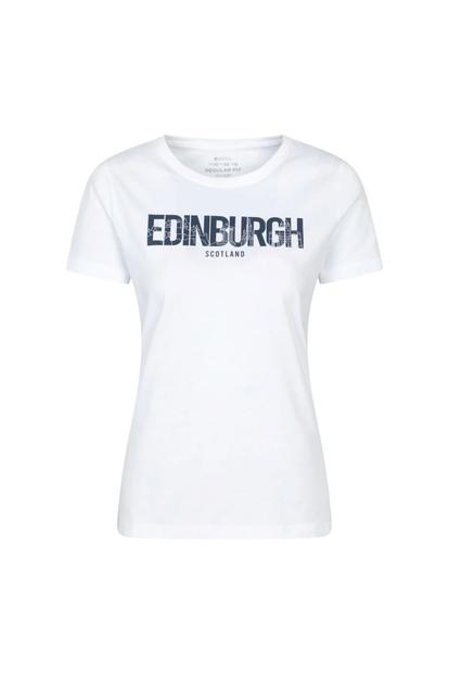 White Edinburgh Relaxed Fit Tshirt