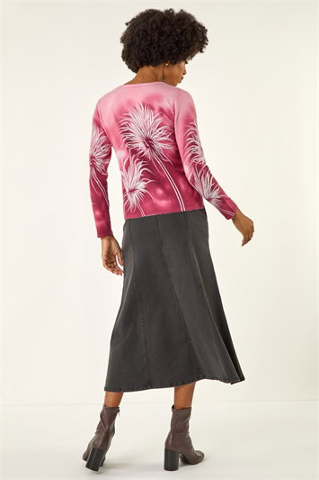 Hotfix Floral Print Knit Jumper 16245672